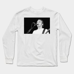 Midge Ure BW Photograph Long Sleeve T-Shirt